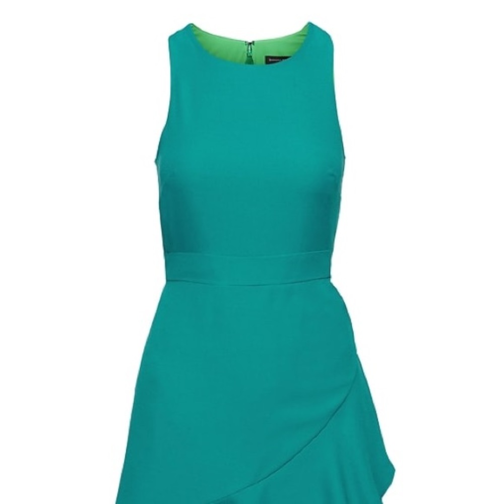 Banana Republic Ruffle Wrap Racerback Dress - Picture 2 of 3